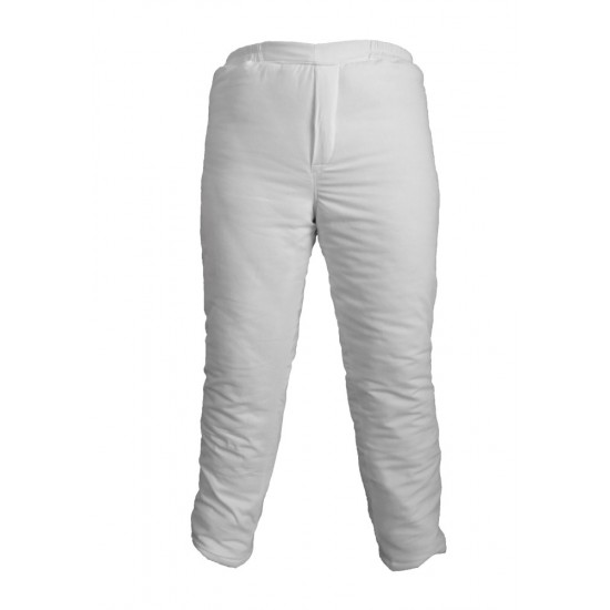 Pantalone zimske bele HACCP punjene koflinom 150g Frost ženske